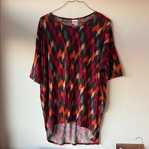 LuLaRoe Multicolor Striped Top - 2XL